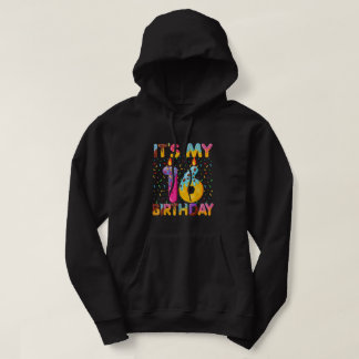 Det är min 16:e födelsedag Donut 16 år gammal Roli Hoodie