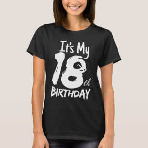 Det är min 18-årsgrafik 18-åriga födelsedag t shirt
