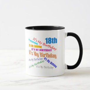 Det är min 18th födelsedaggåvor mugg