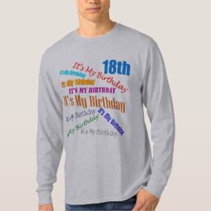 Det är min 18th födelsedaggåvor tee shirt
