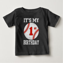 Det är min 1-års födelsedag Baseball Design