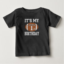 Det är min 1-års födelsedag fotbollsdesign