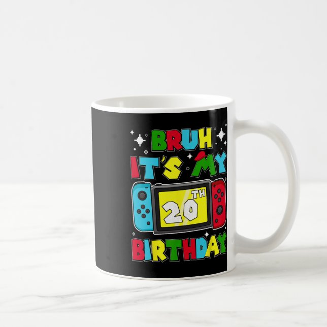Det är min 20-års födelsedag Video Game 20 år gamm Kaffemugg (Höger)