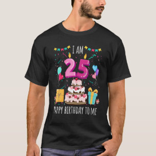 Det är min 25:e födelsedagsljus, 25-åriga flicka t shirt