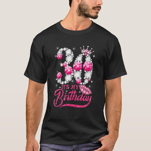 Det är min 30års födelsedag drottning 30 år gammal t shirt (Framsida)
