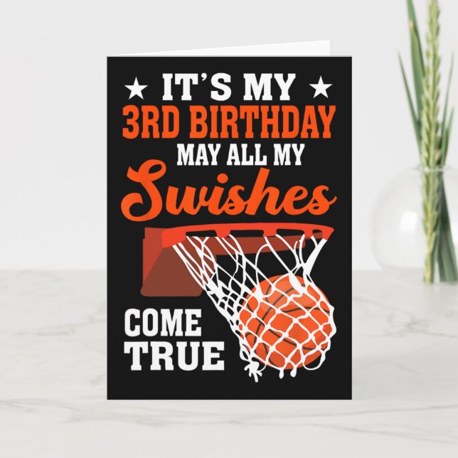 Det är min 3-årsdag Sketll 3 år gammal  Kort (Framsida)