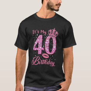 Det är min 40:e födelsedag drottning 40 år gammal  t shirt