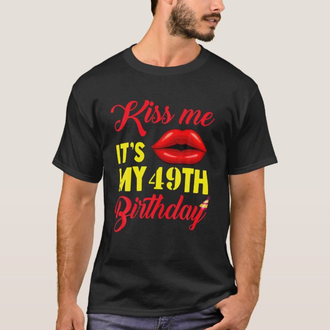 Det är min 49:e födelsedag 1970 år. t shirt (Framsida)