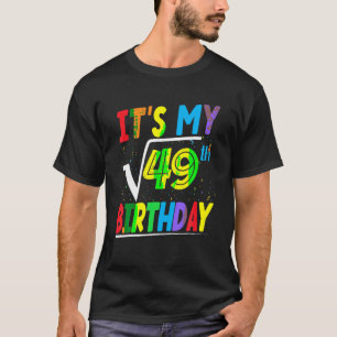 Det är min 49:e födelsedag matematik Math Älskare T Shirt