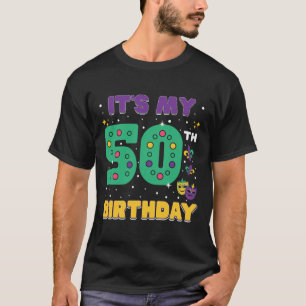 Det är min 50-årsdag Mardi Gras 50-årig mask T Shirt
