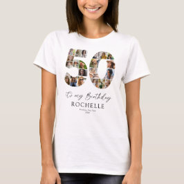 Det är min 50-årsdag Personlig Foto-T-Shirt T Shirt