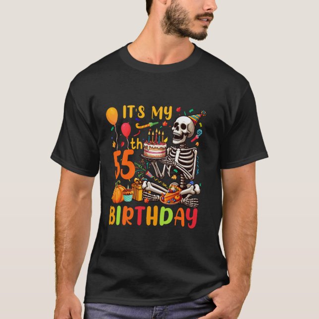Det är min 55:e födelsedagskaleton F. T Shirt (Framsida)