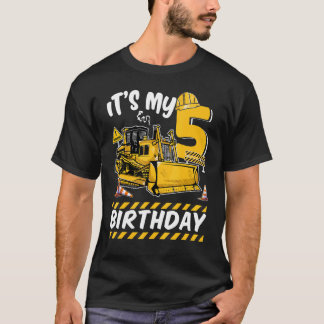 Det är min 5-årskonstruktion för grävmaskiner. t shirt
