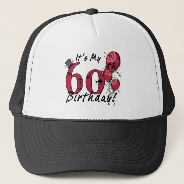 Det är min 60-årsdag grunge hat keps (Framsida)