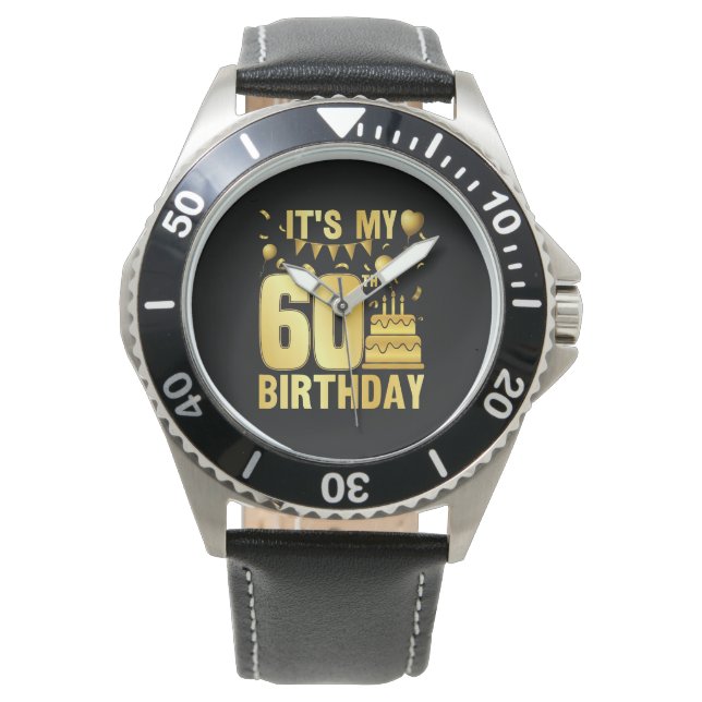 Det är min 60-årsfest armbandsur (Framsida)