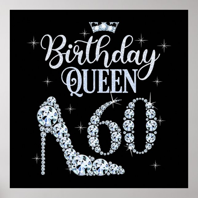 Det är min 60:e födelsedag drottning 25 år gammal poster (Framsidan)