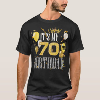 Det är min 70:e födelsedagsdag Coola 70 år gammal  T Shirt