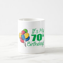 det är min 70th födelsedag kaffemugg