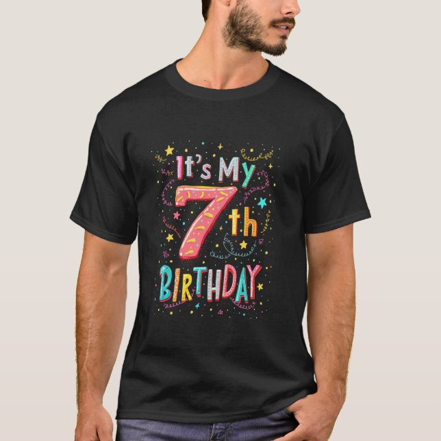 Det är min 7-årsdag t shirt (Framsida)