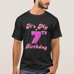 Det är min 7:e-födelsedag 7 år gammal Bday T Shir Shirt