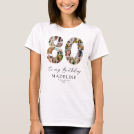 Det är min 80-årsdag Personlig Foto-T-Shirt T Shirt