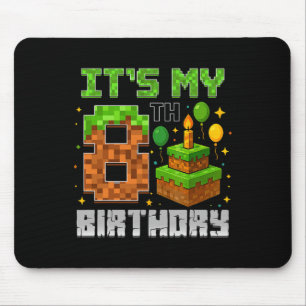 Det är min 8:e födelsedagsgamer Pixel Boy Musmatta