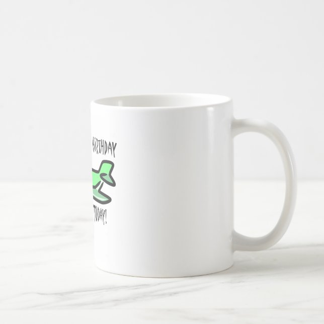 Det är min andra födelsedag idag kaffemugg (Höger)