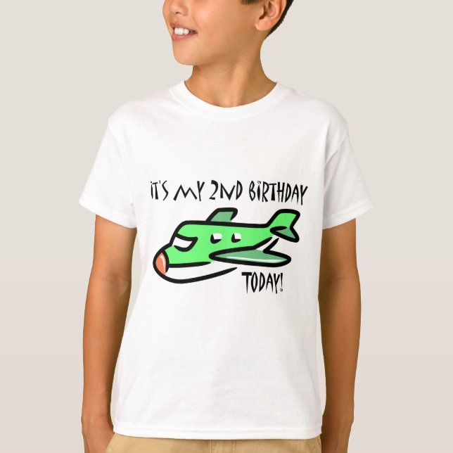 Det är min andra födelsedag idag t-shirt (Framsida)