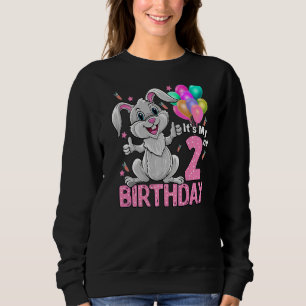 Det är min andra födelsedag, kanin 2:a födelsedag t shirt