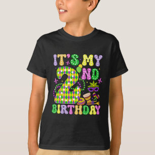 Det är min andra födelsedag Mardi Gras Party Kids T Shirt