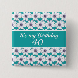 Det är min Anpassningsbar på födelsedagen Knapp