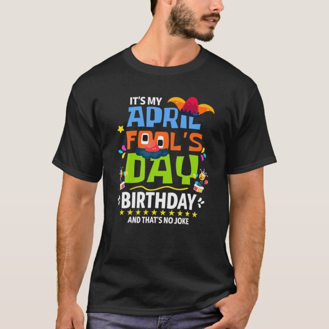 Det är min aprildag B T Shirt (Framsida)