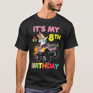 Det är min åttonde födelsedag att jag är åtta Unic T Shirt