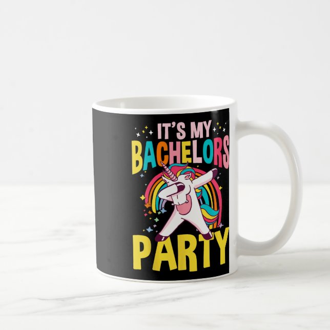 Det är min Bachelor-fest för Groom Naughty Funny M Kaffemugg (Höger)