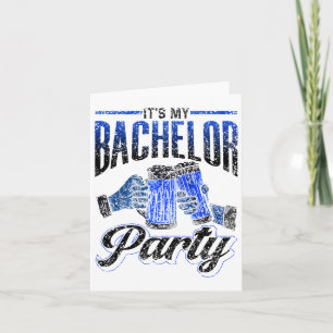 Det är min Bachelor Party Bride Groom Team 2 Kort