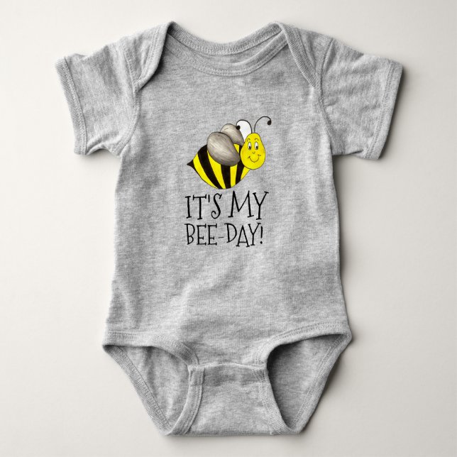 Det är min bidag Bumblebee Humla Bday Tee (Framsida)