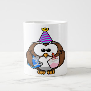 "DET ÄR MIN BIRTHDAY" UGGLA JUMBO MUGG