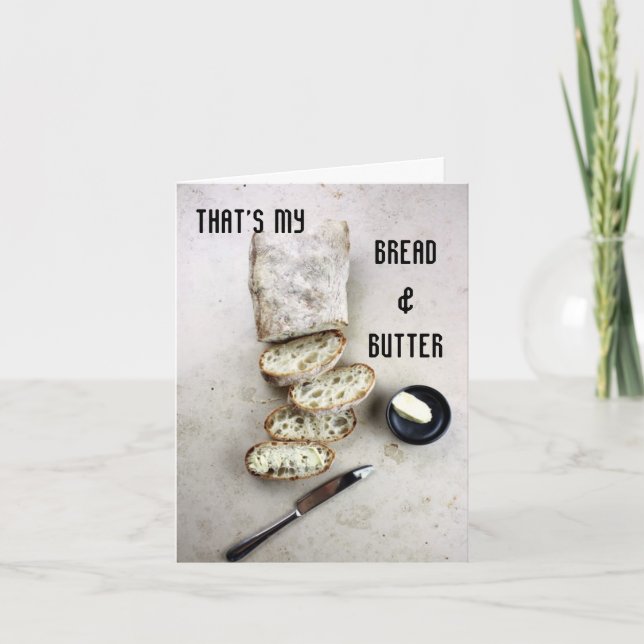 Det är min Bread & Butter Kort (Framsida)