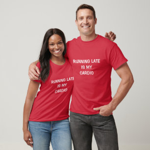 DET ÄR MIN CARDIO SENT. T SHIRT