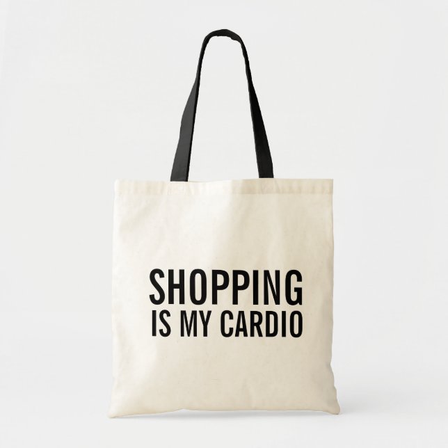 DET ÄR MIN CARDIO Tote Bag Tygkasse (Framsidan)