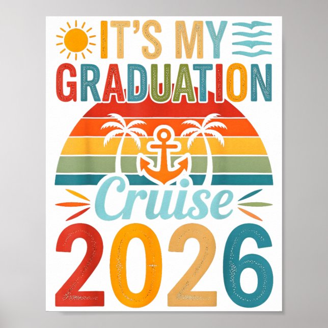 Det är min examenskryssning 2026 senior 2026  poster (Framsidan)