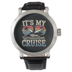 Det är min examenskryssning Graduate Trip Ship Ret Armbandsur