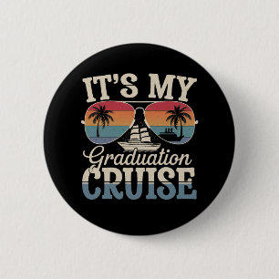 Det är min examensresa Graduate Trip Ship Retro Knapp