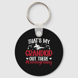 Det är min farmor Karate Granny Proud Karate Gran Nyckelring