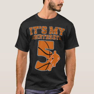Det är min femte födelsedag 5 år gammal 5:e födels t shirt