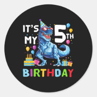 Det är min femte födelsedag, 5 år gammal G