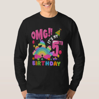 Det är min femte födelsedag, 5 år gammal popp Unic T Shirt