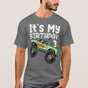 Det är min födelsedag 3 Kids Party, Monster Lastbi T Shirt