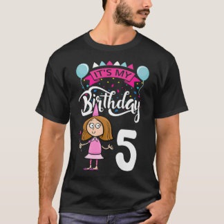 Det är min födelsedag 5 Mée Fairy BirthdayT-Shirt T Shirt
