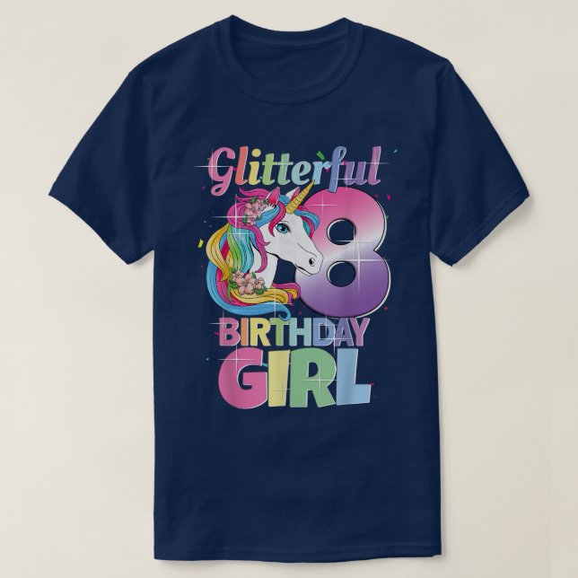 Det är min födelsedag 8 år 2014 un t shirt (Design framsida)